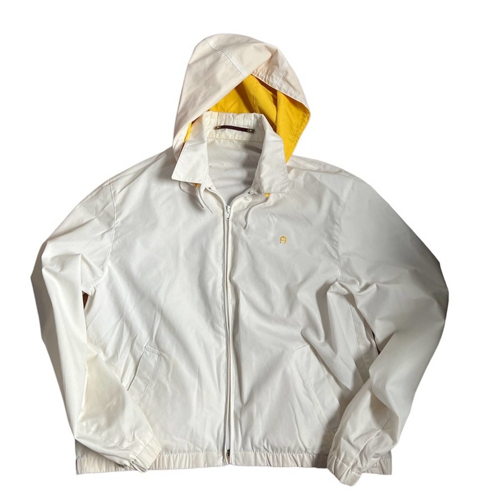 Etienne Aigner | Vintage 70s/80s Windbreaker Hoodie Raincoat Jacket Cropped 12